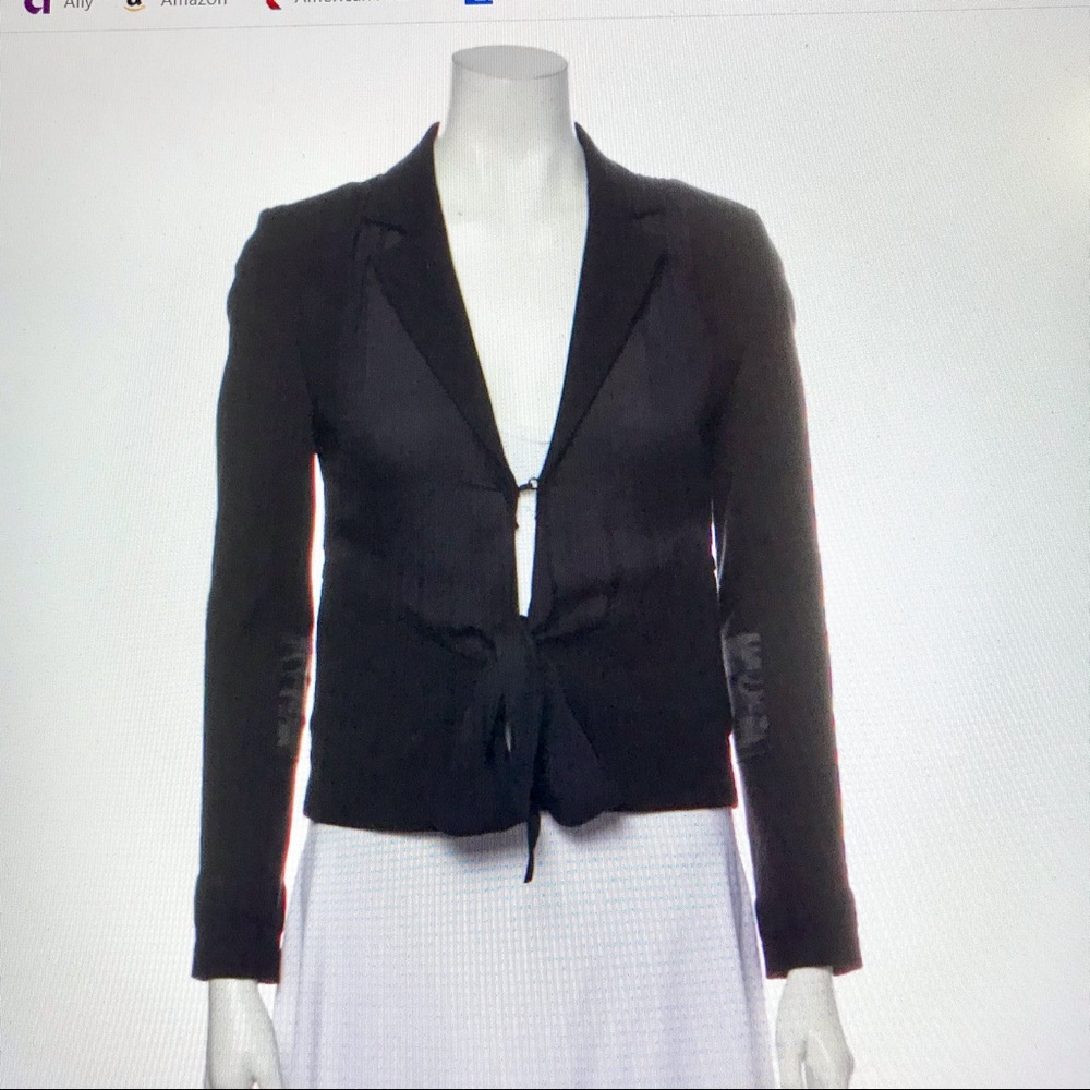 ALICE + OLIVIA~ Black Evening Blazer Jacket ~ XS to Small ~orig $650